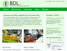 Tablet Screenshot of bdlev.de